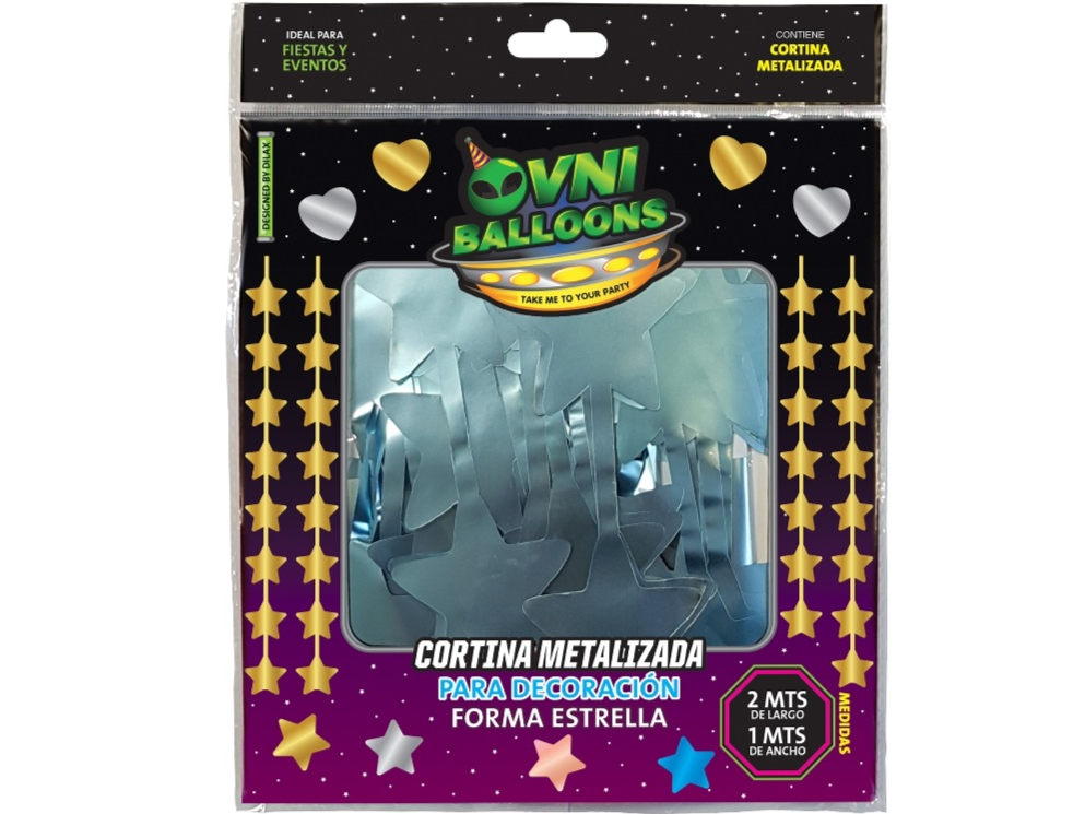 Cortina estrellas celeste