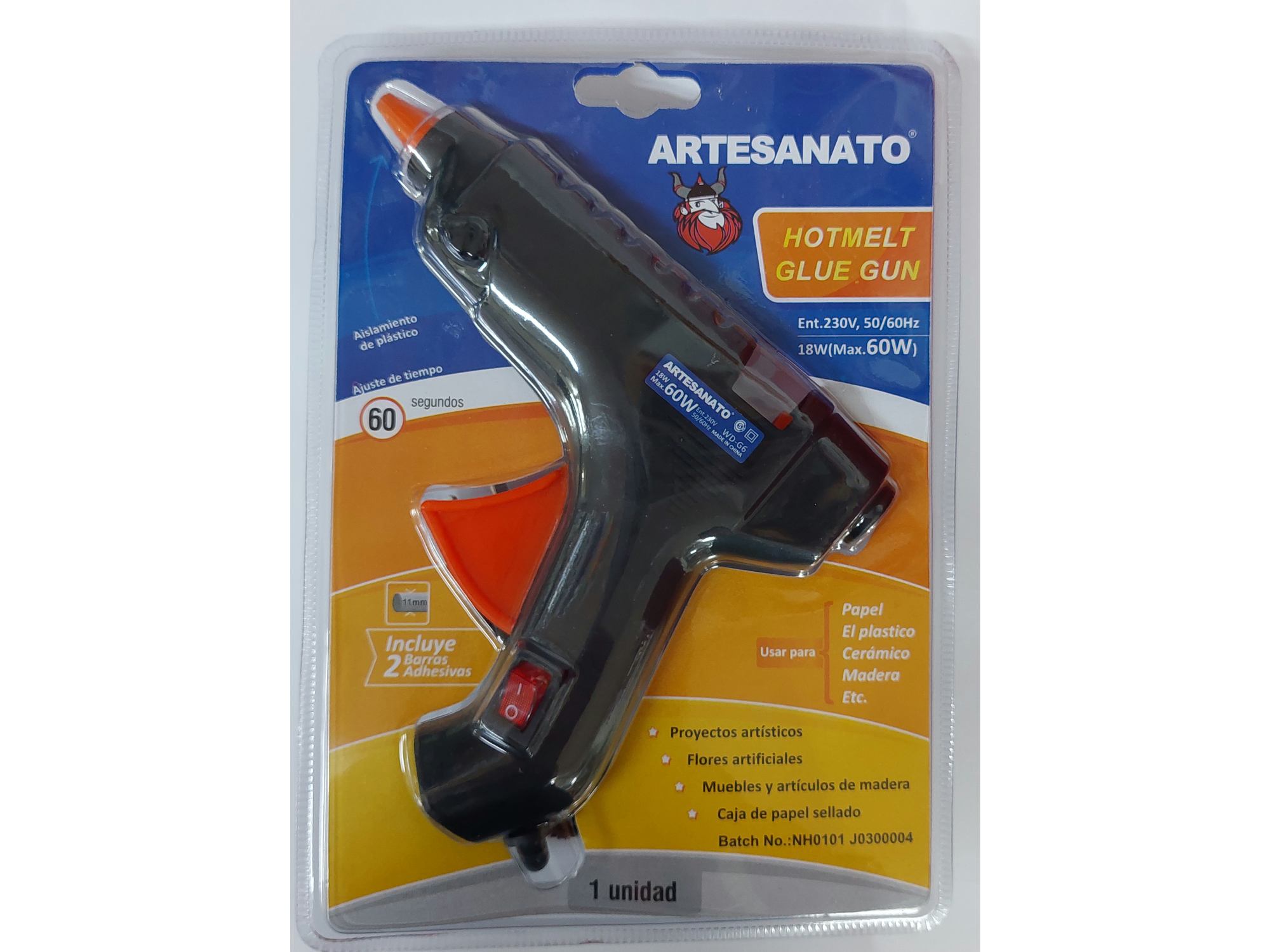 Pistolita  de silicona "ARTESANATO"