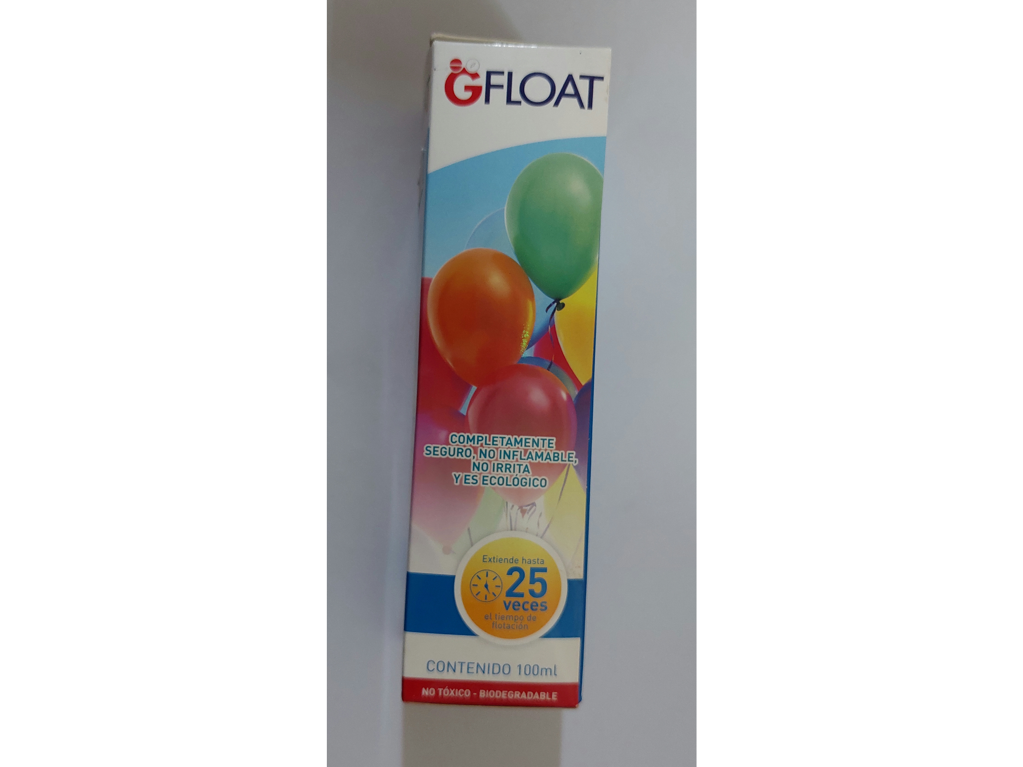 Tratamiento para globos  Prolonga el tiempo de flotacion para globos con elio