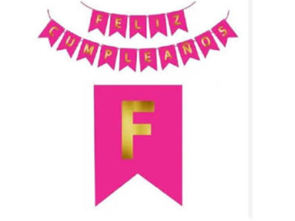 Banderin fucsia