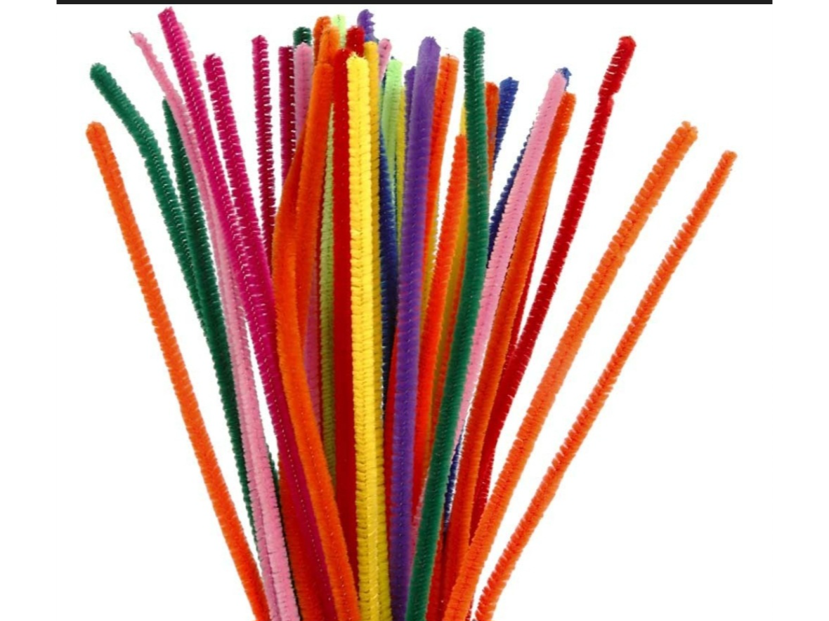 Paquete de limpia pipas x100 "Multicolor"