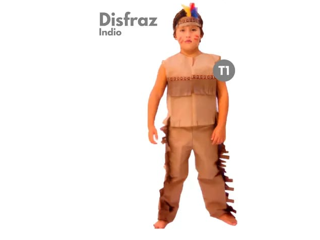 Disfraz de indio