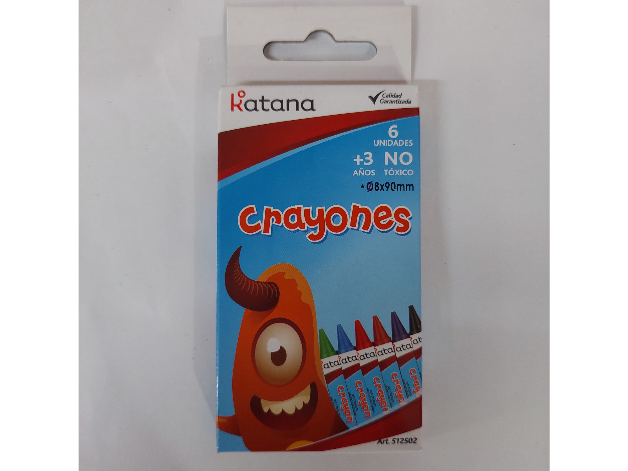 Crayones 6 unidades