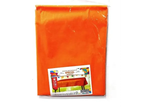 Mantel Naranja friselina- 180x 120