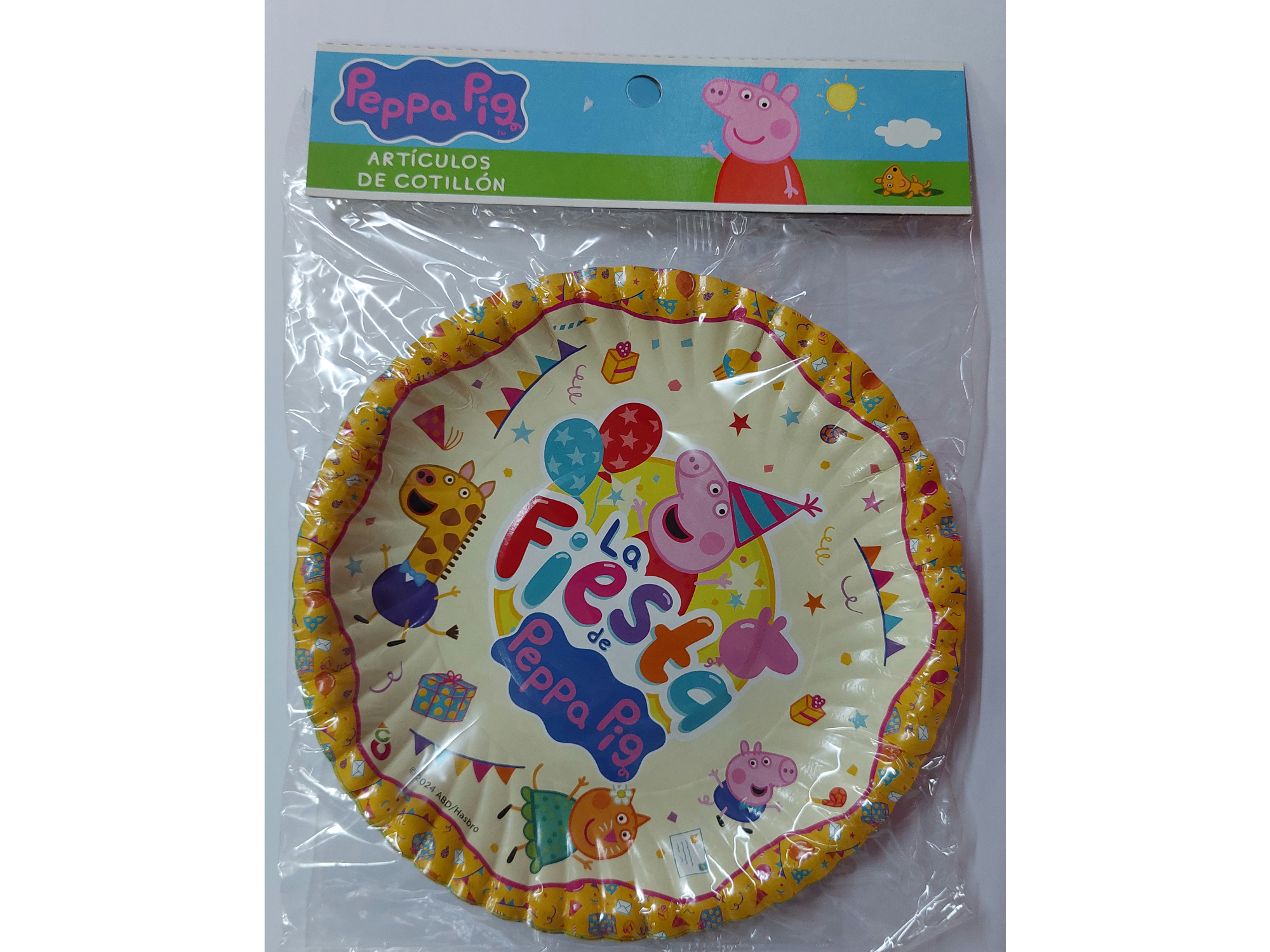 Platos x8 Peppa Pig