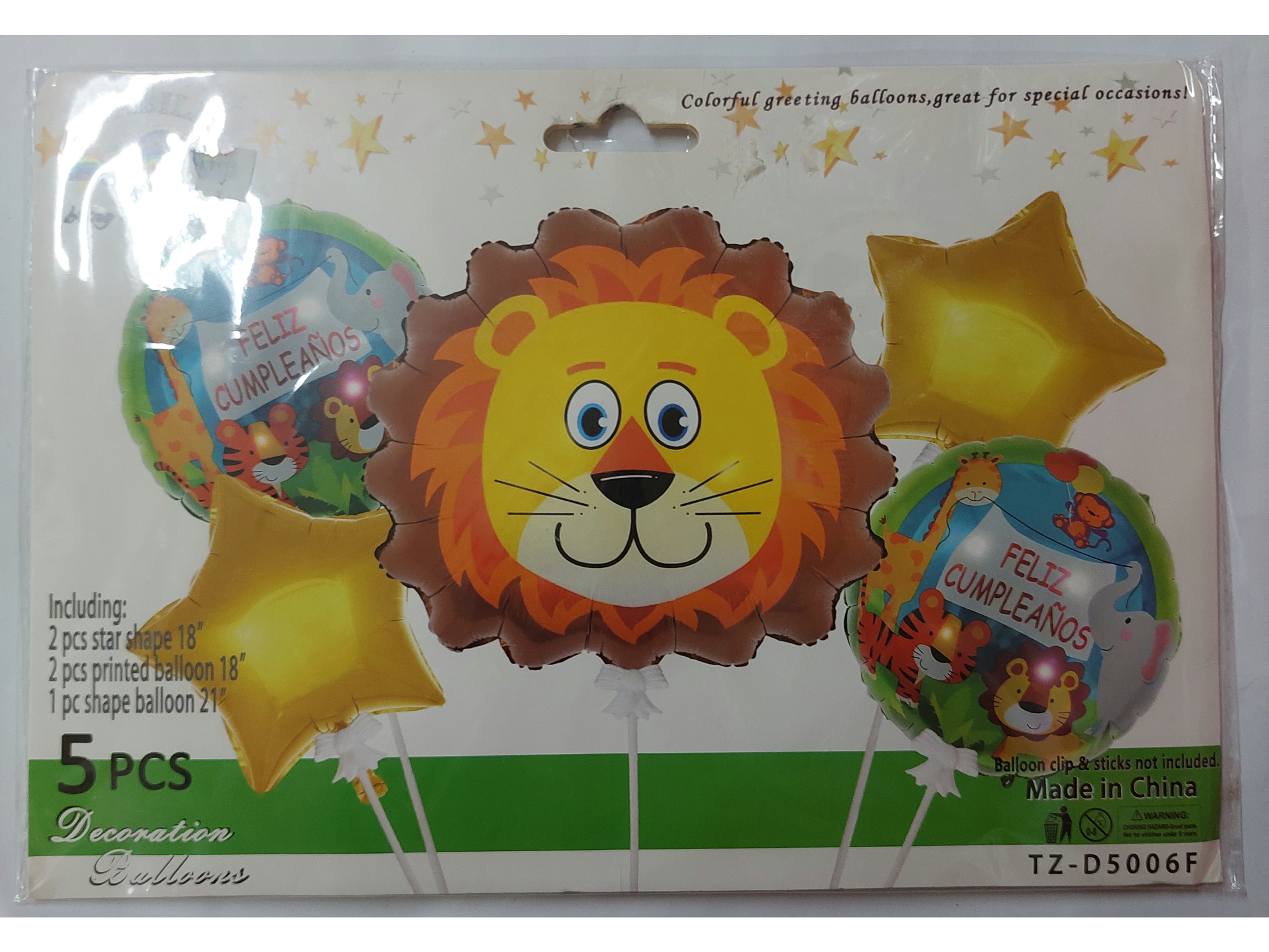 Set de globos "León"
