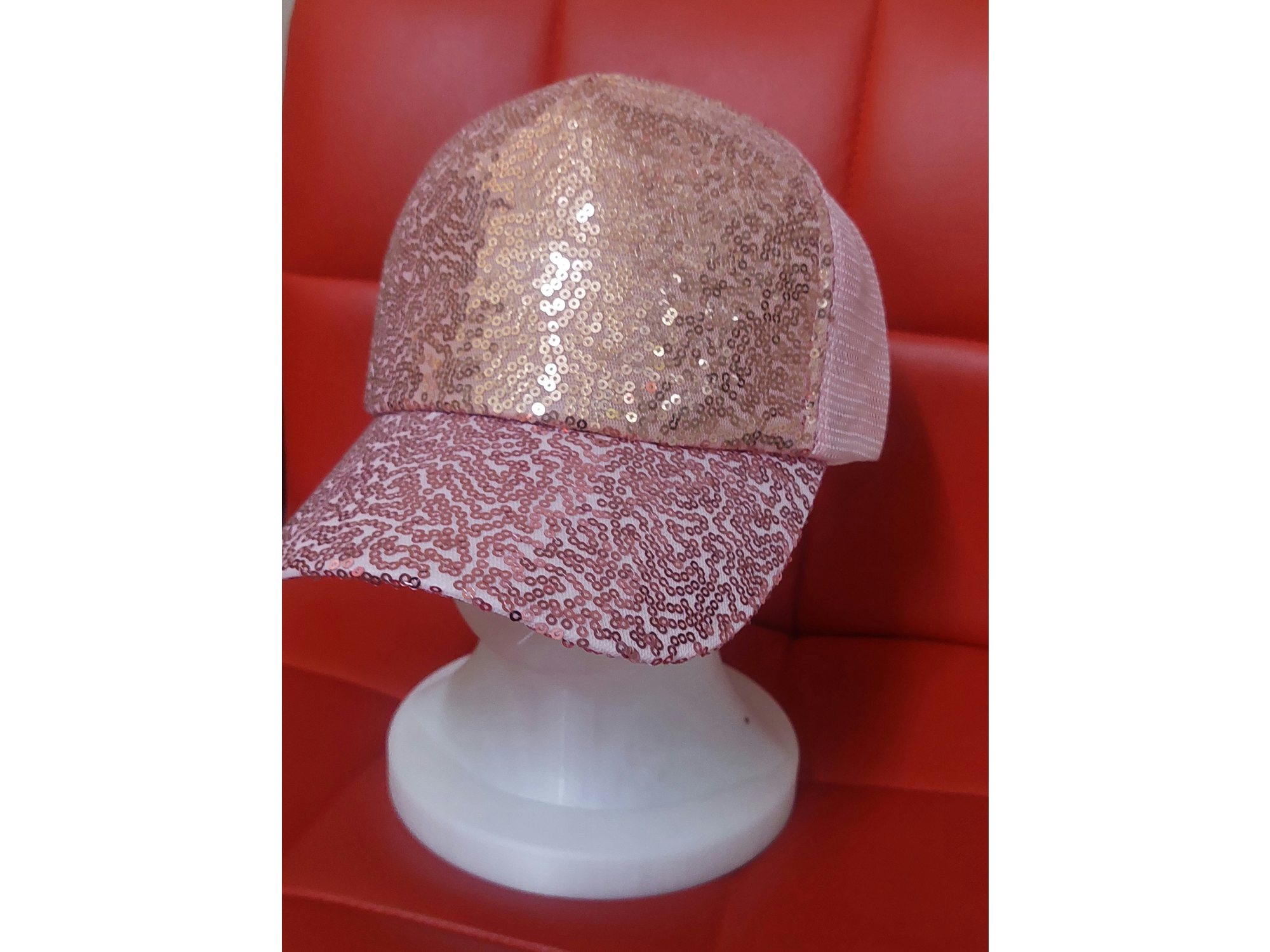 Gorra Lentejuelas ROSA