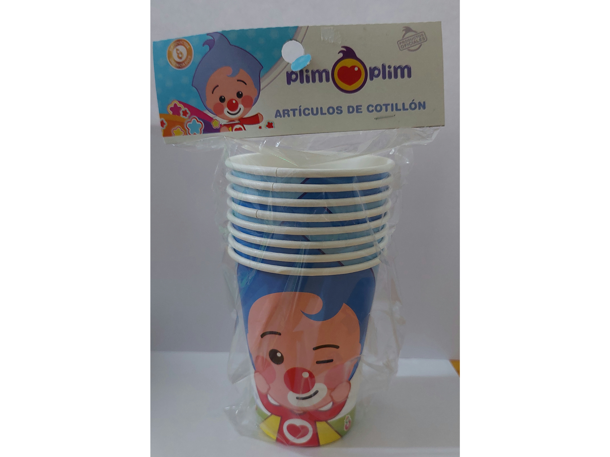 Vasos x8 Plim plim