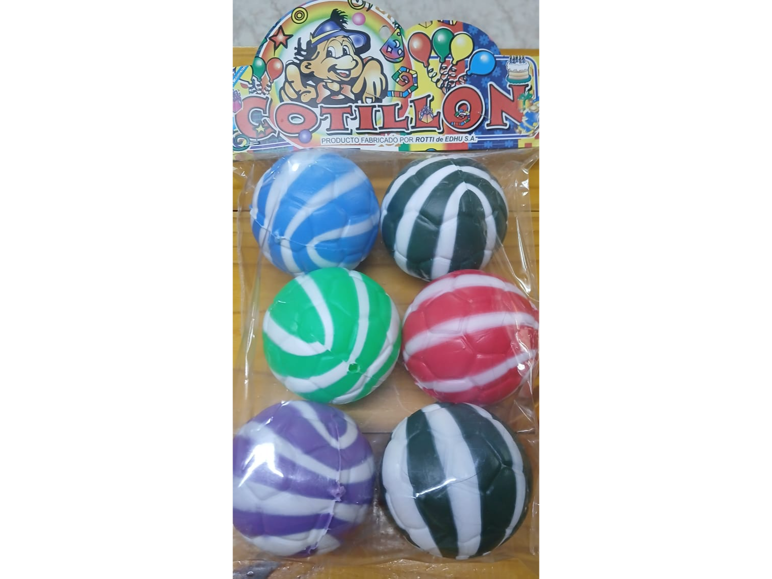 Pelotas x6 "grandes"