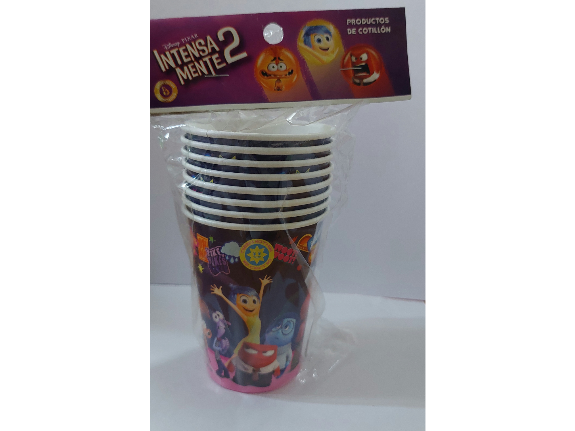 Vasos Intensamente x8