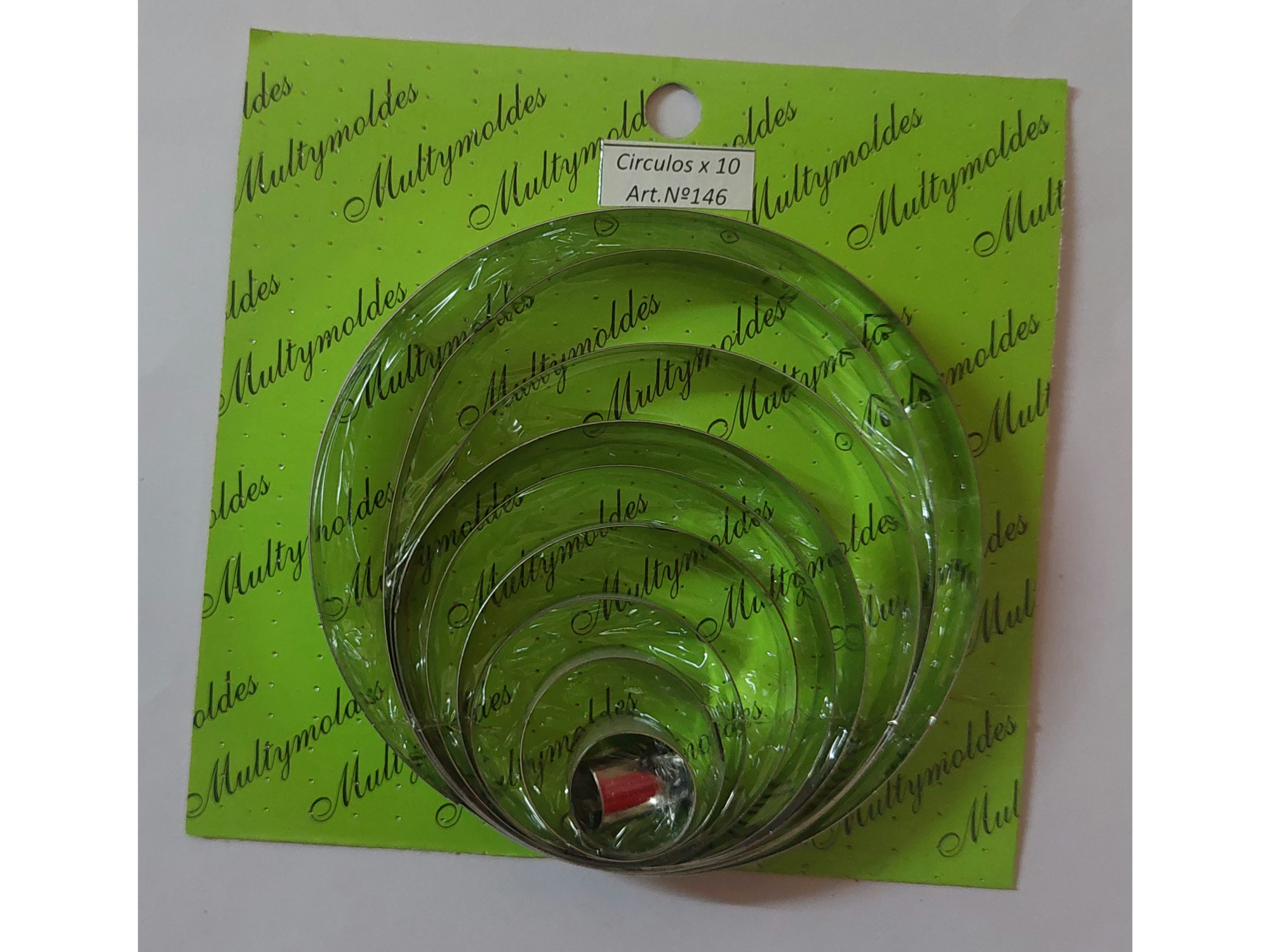 Set x10- Cortantes circular  10 cm