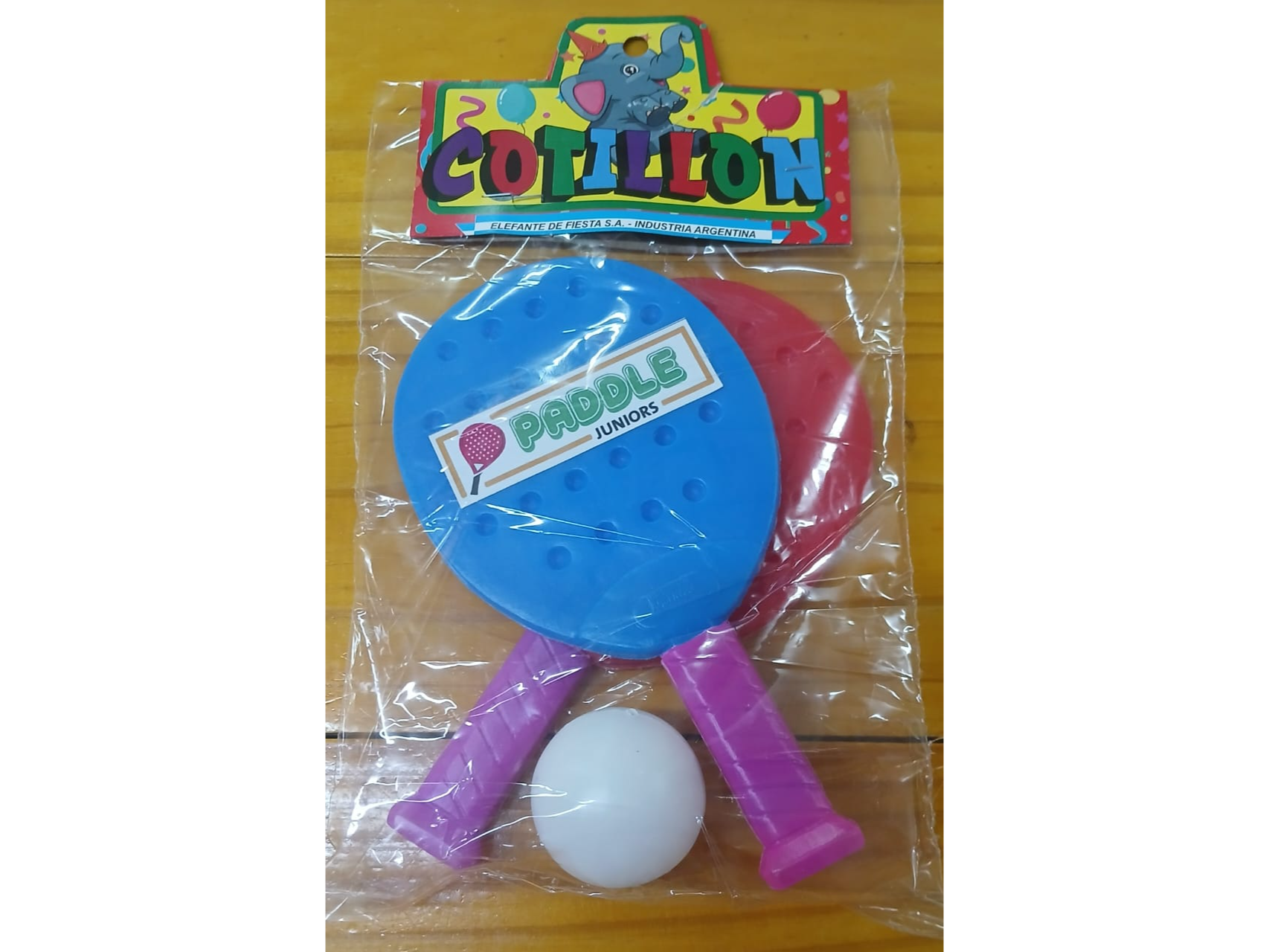 Miniaturas- set de 2 paletas+ 1 pelota