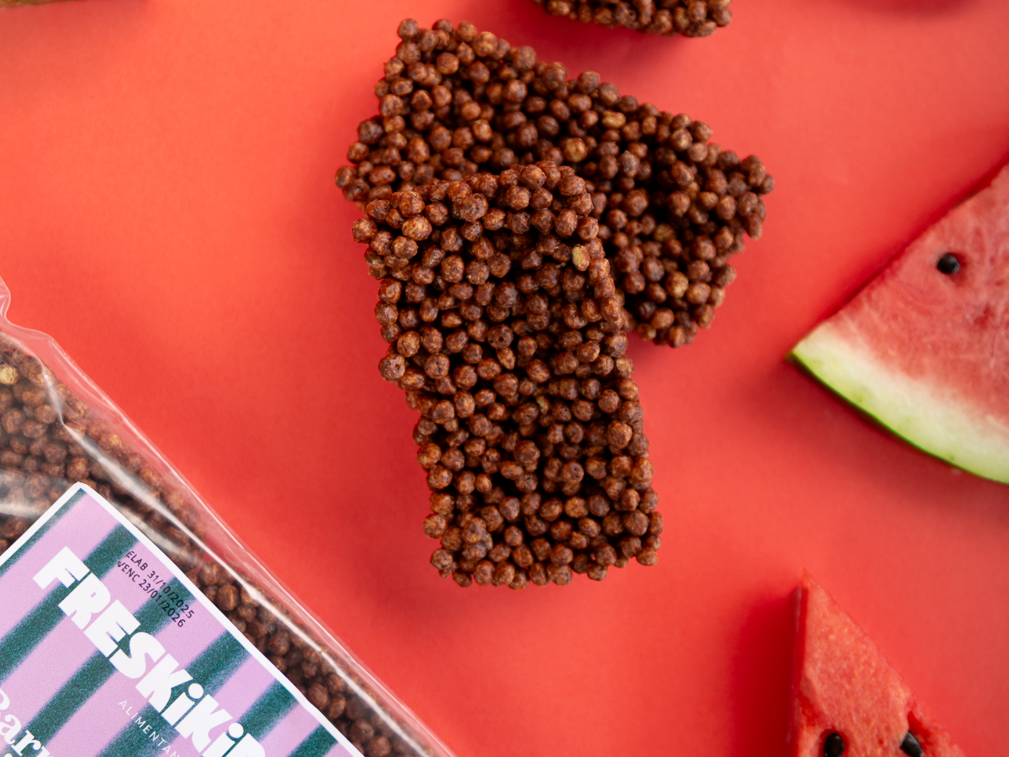 BARRITAS DE QUINOA POP Y CHOCOLATE