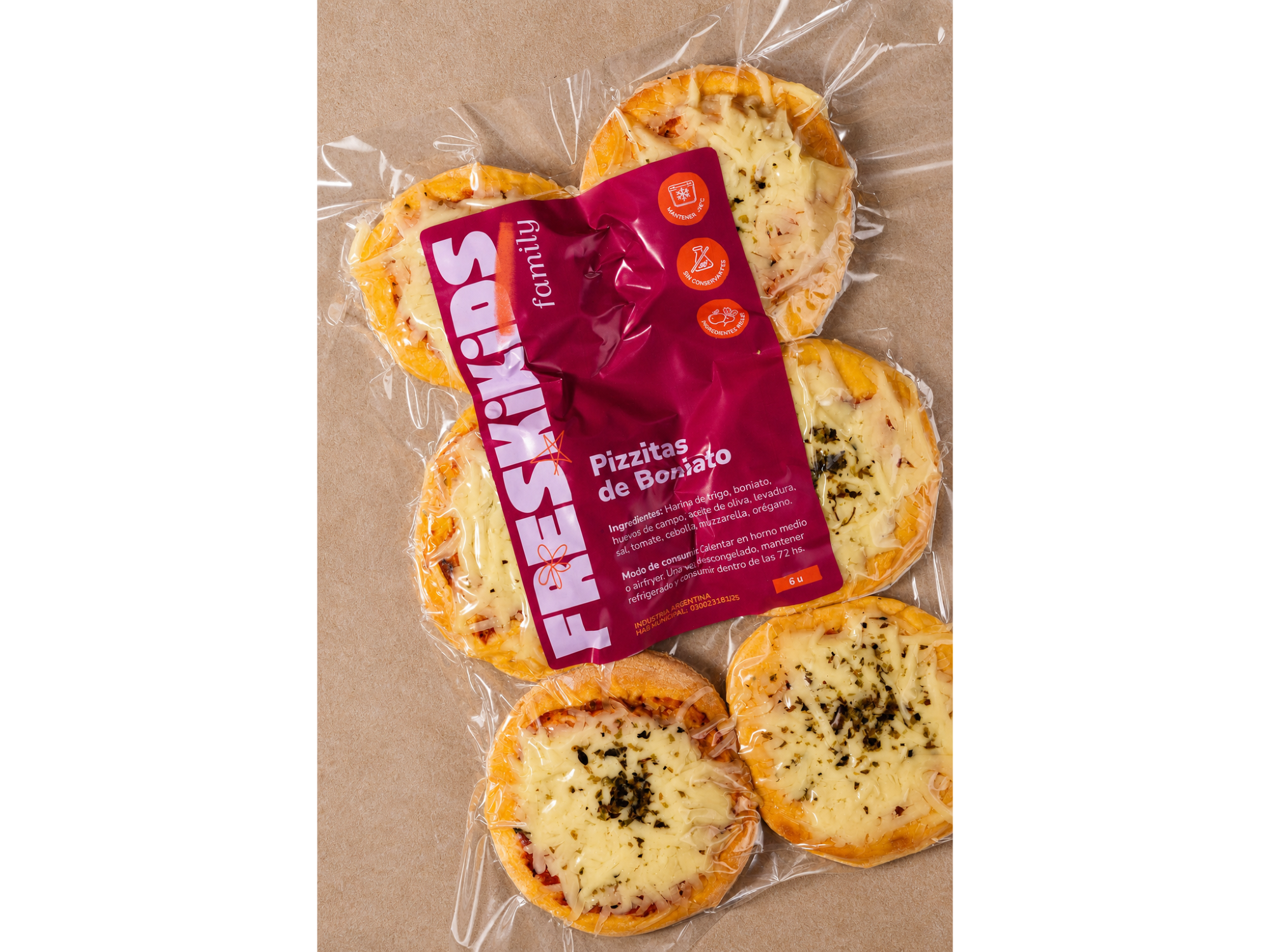 PIZZITAS DE BONIATO