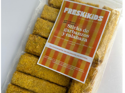 STICKS DE CALABAZA Y GARBANZOS