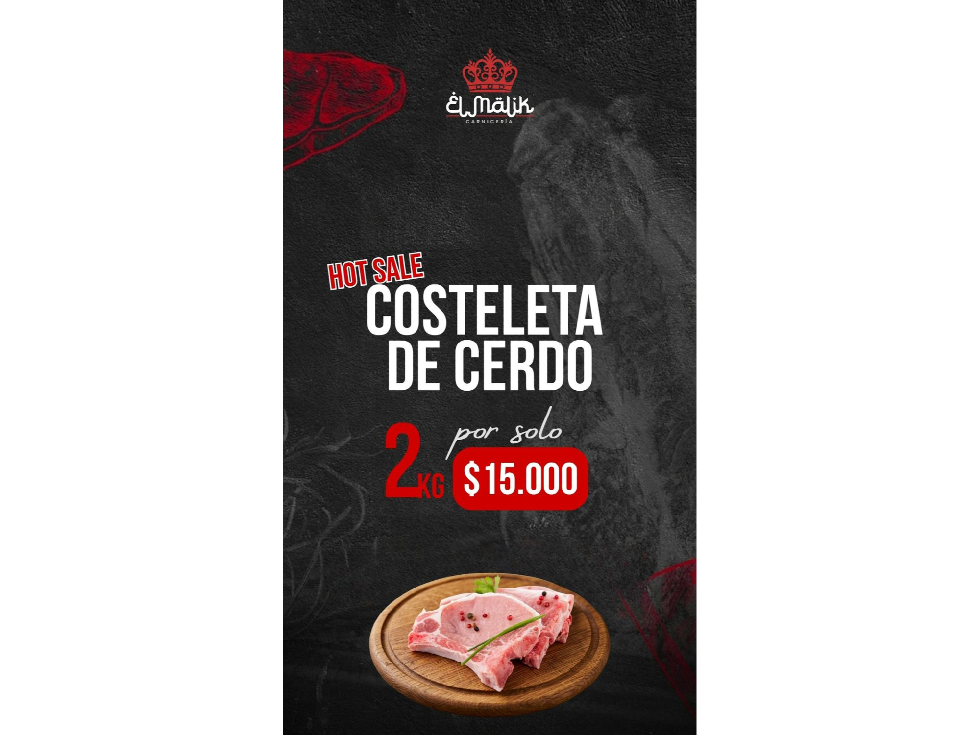2KG COSTELETA DE CERDO