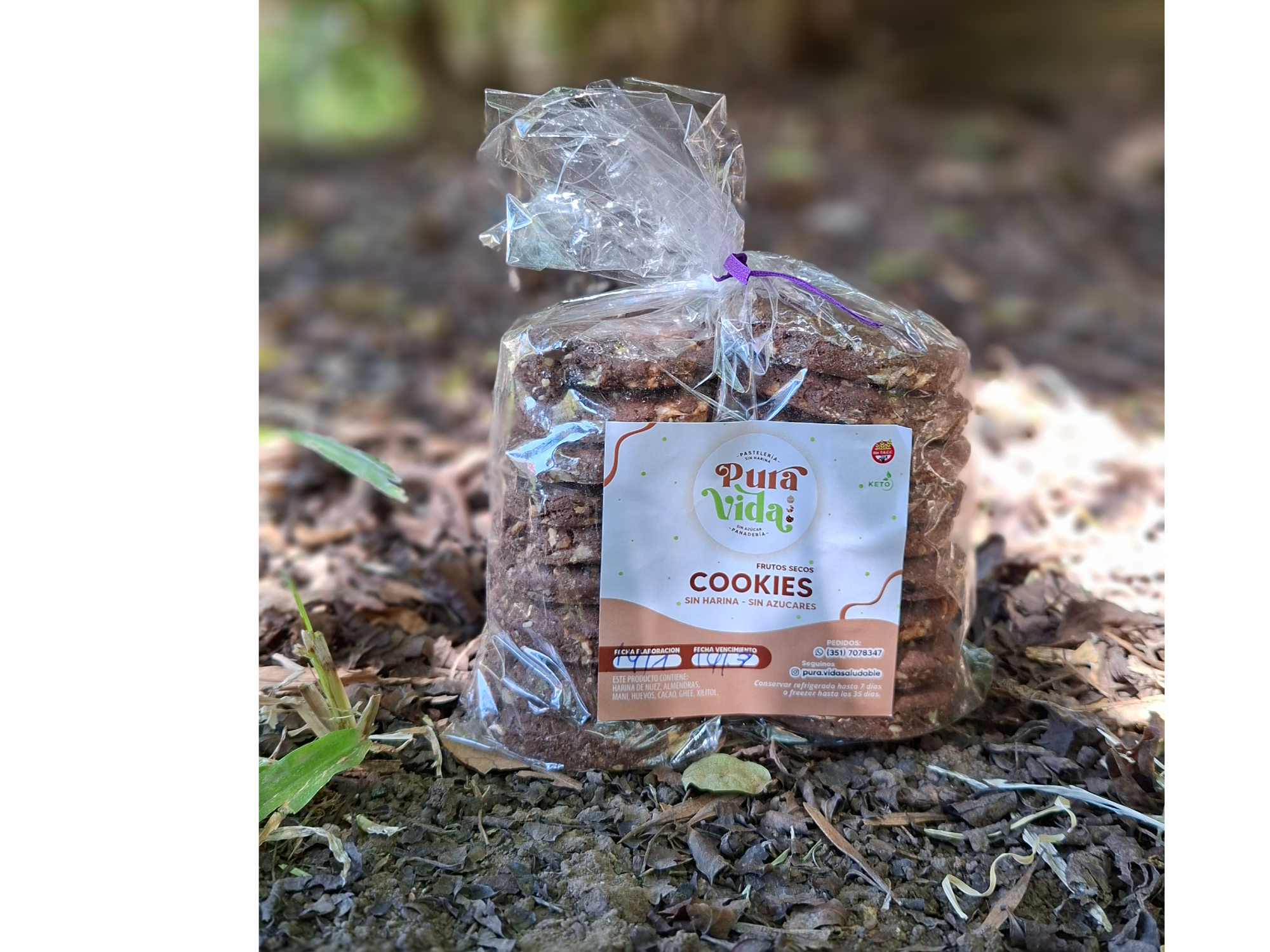 Cookies frutos secos x 250grs