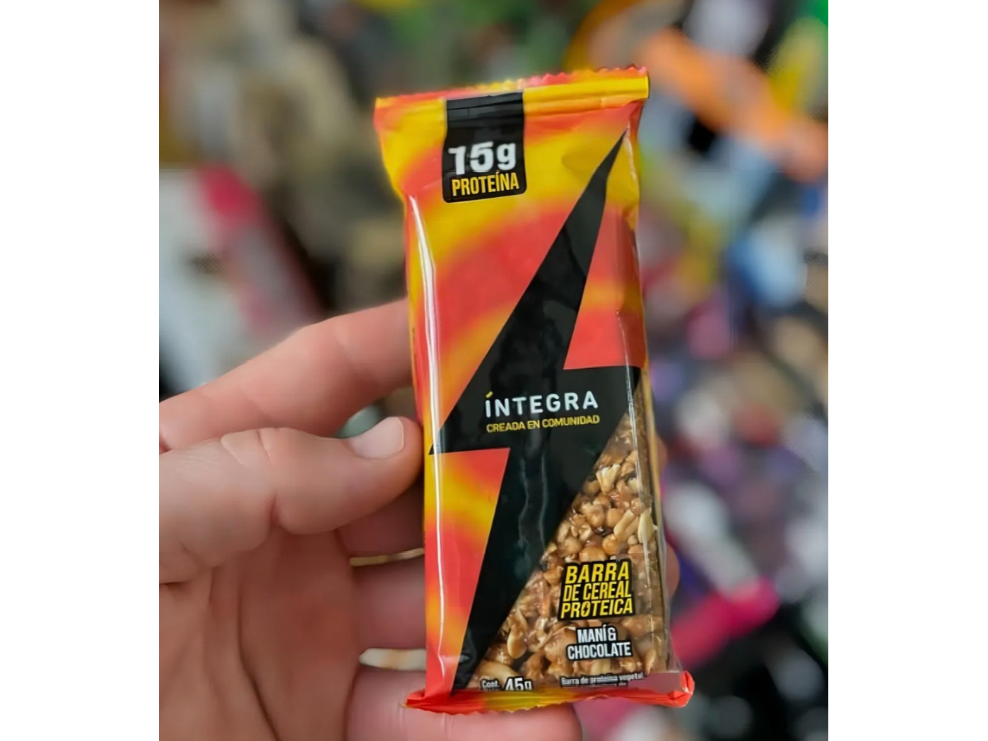 Barritas cereal proteica  mani