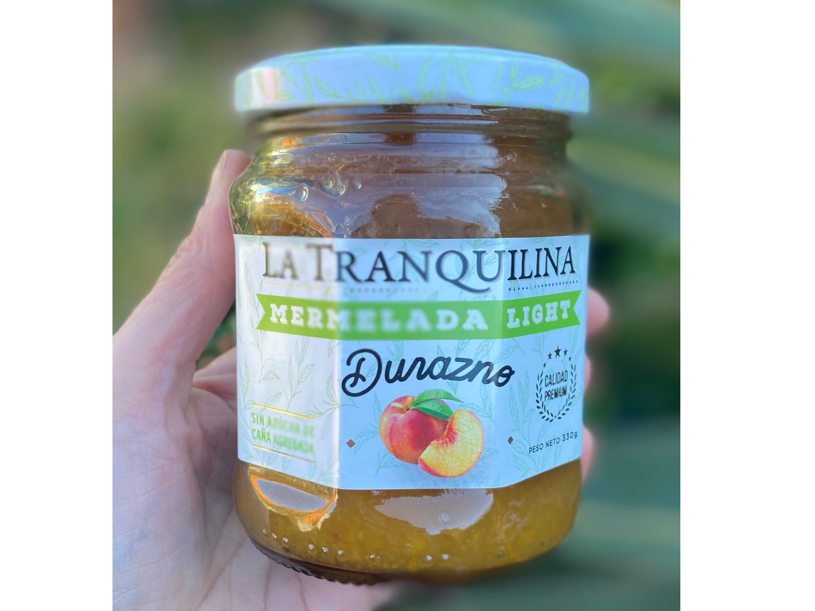 Mermelada con stevia sabor duranzo x 330grs