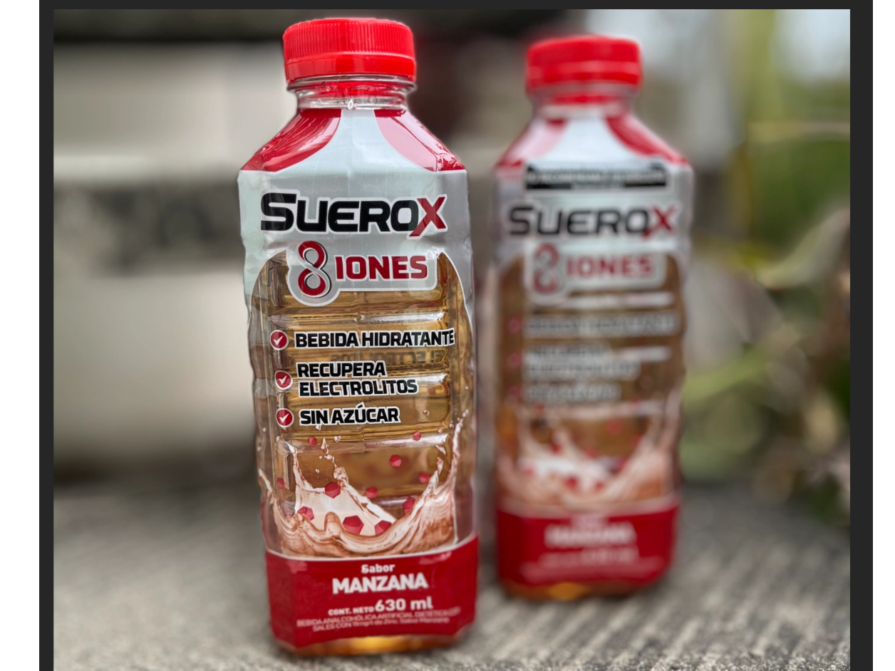 SUEROX - jugo hidratante sabor manzana x 630ml