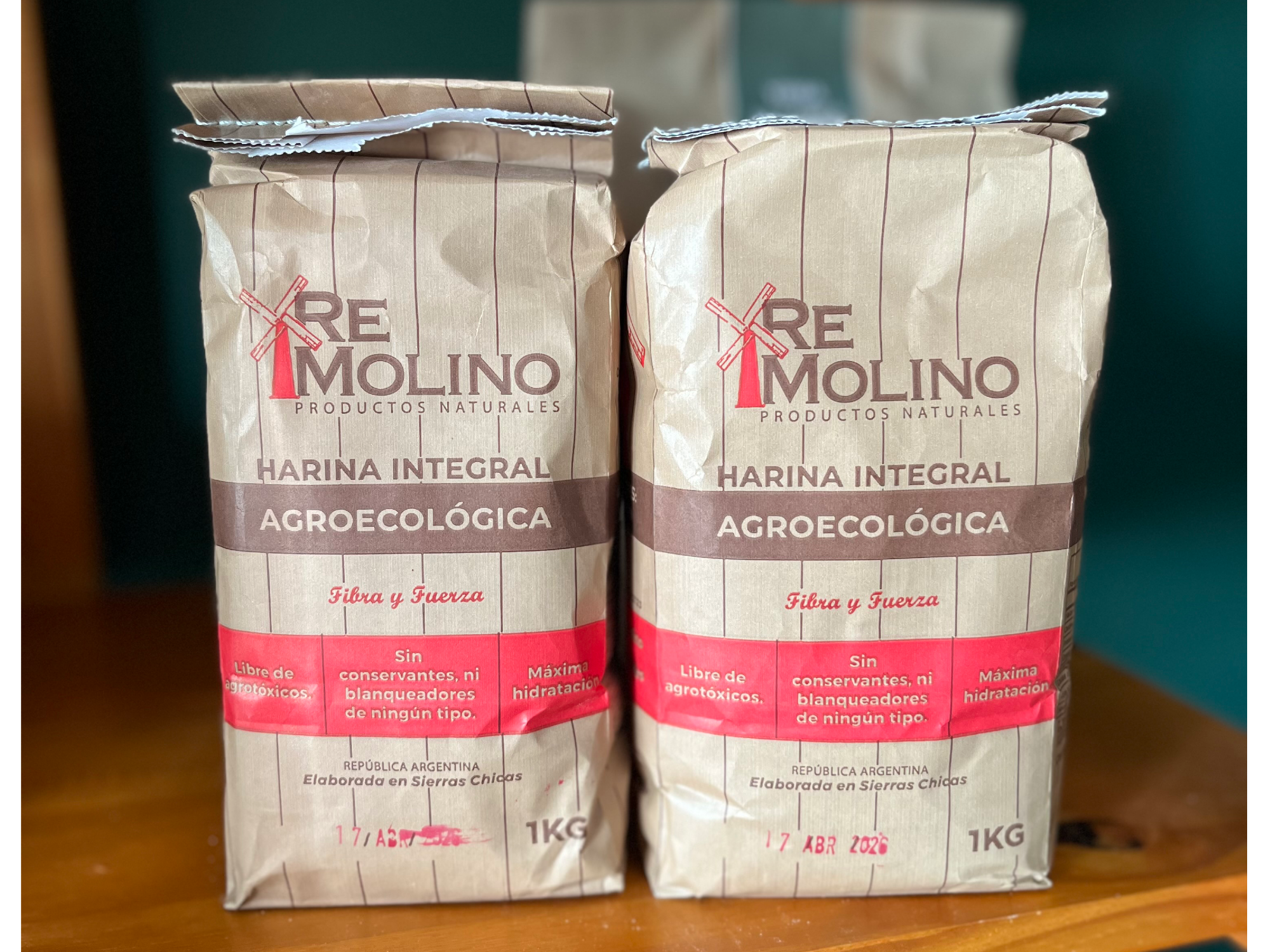 Harina de trigo integral agroecologica x 1kg