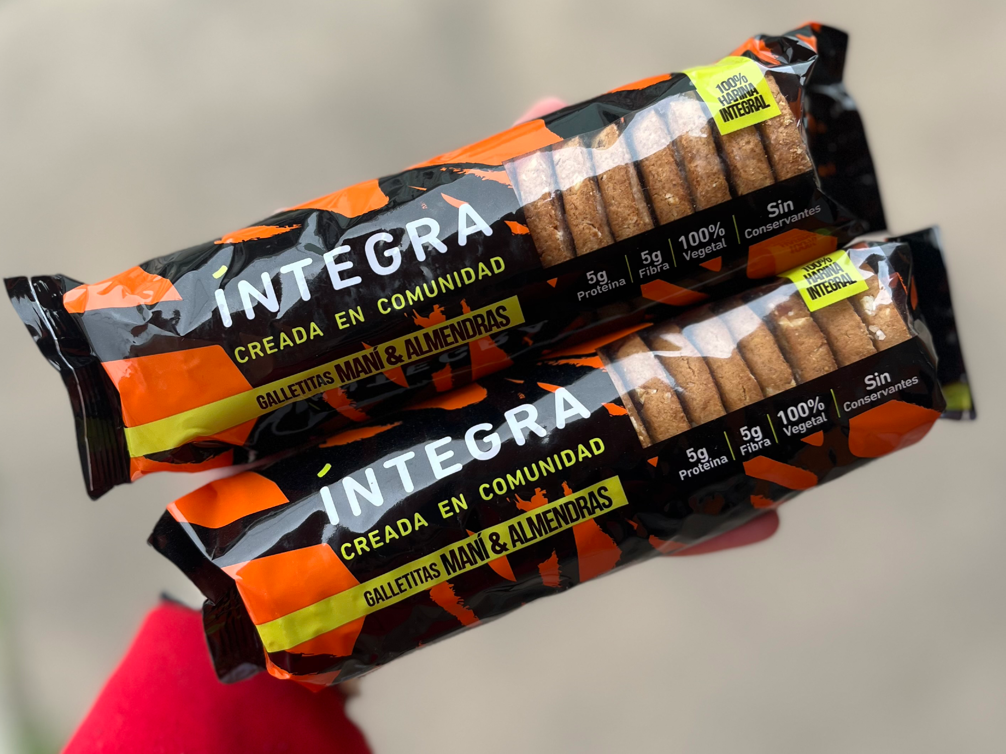 Galletas sabor maní y almendras x 200gr
