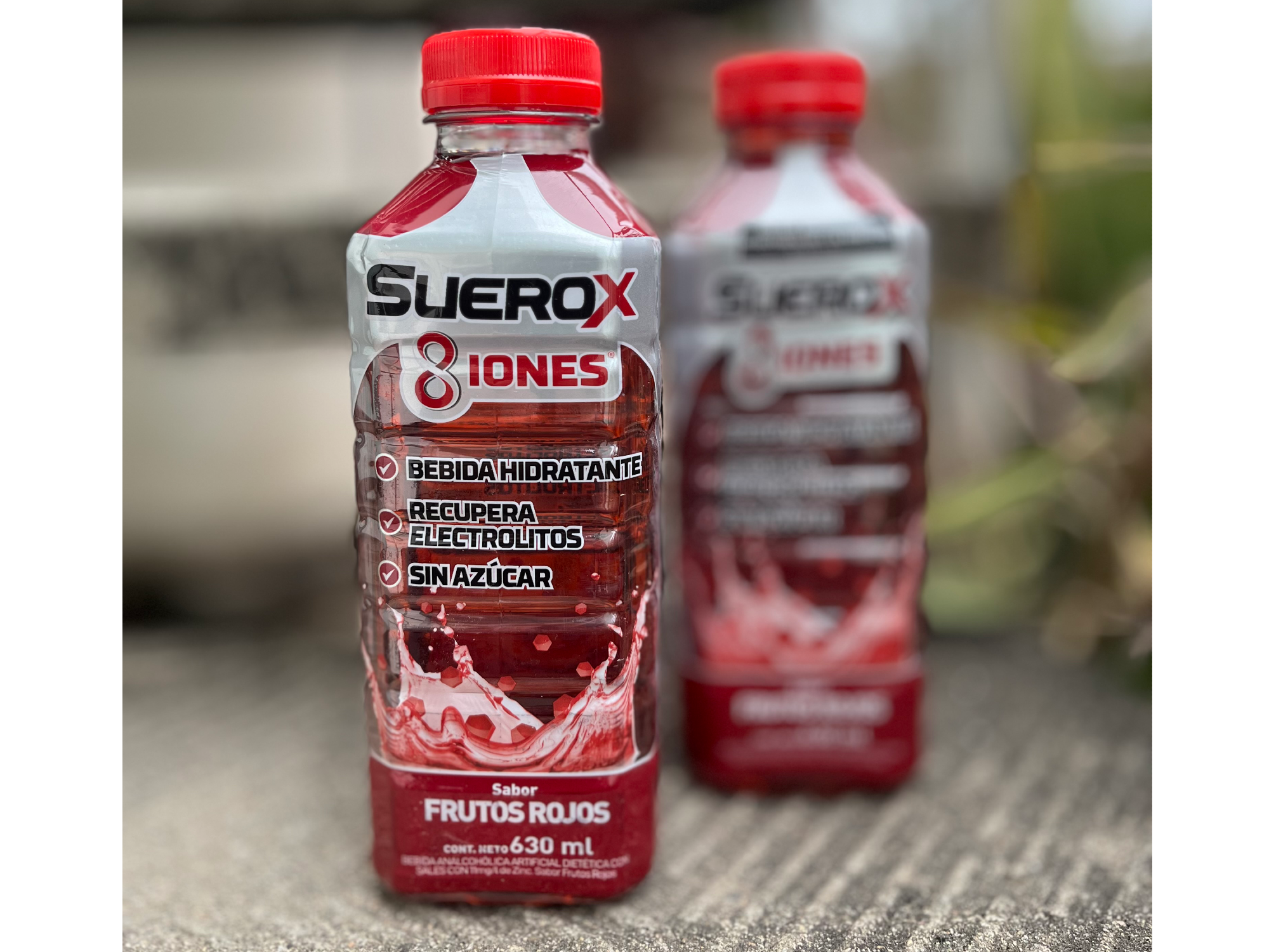 Suero x - frutos rojos/frutilla (isotonica) x 630ml