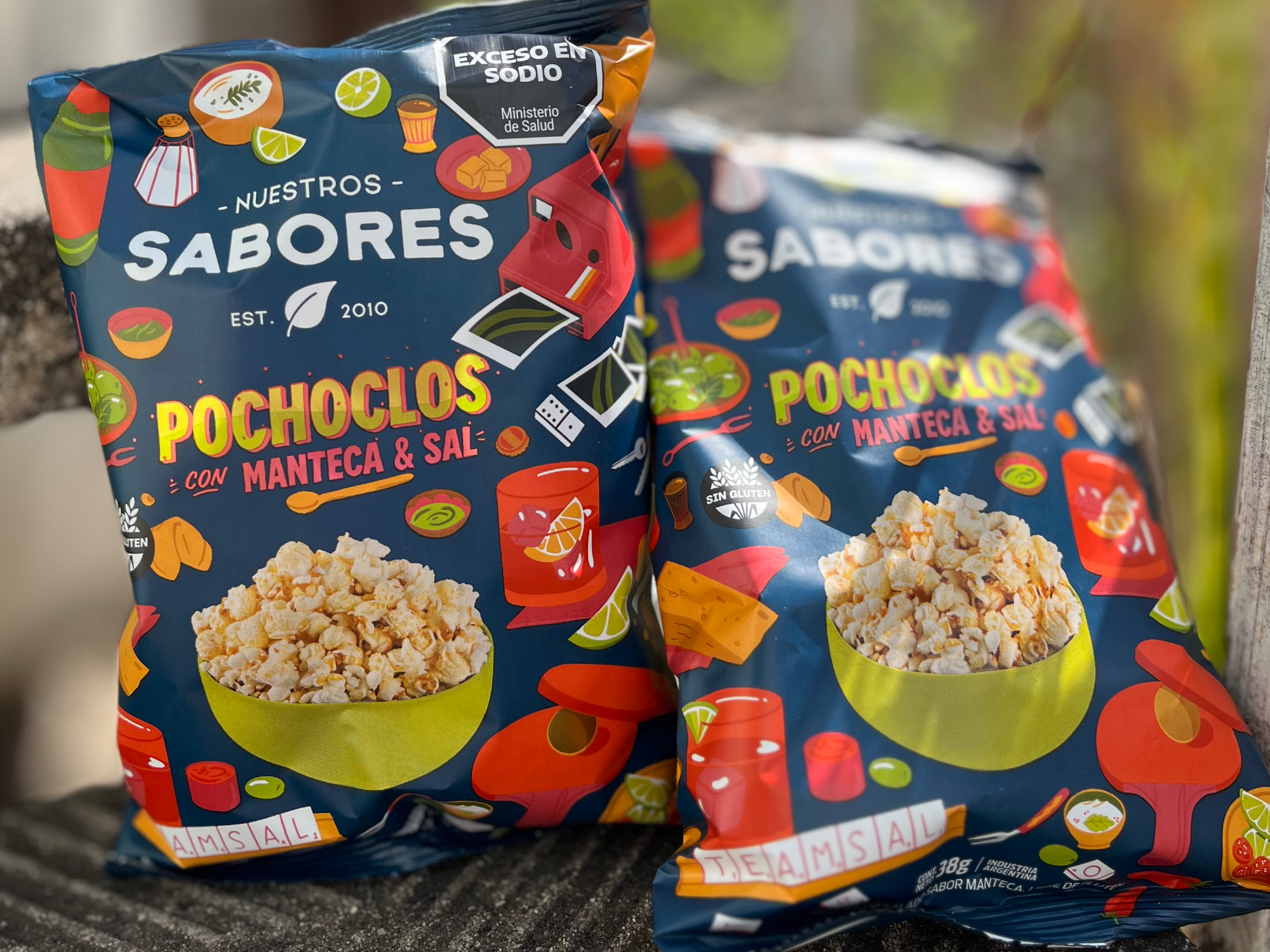 Pochoclos manteca y sal " sin tacc"
