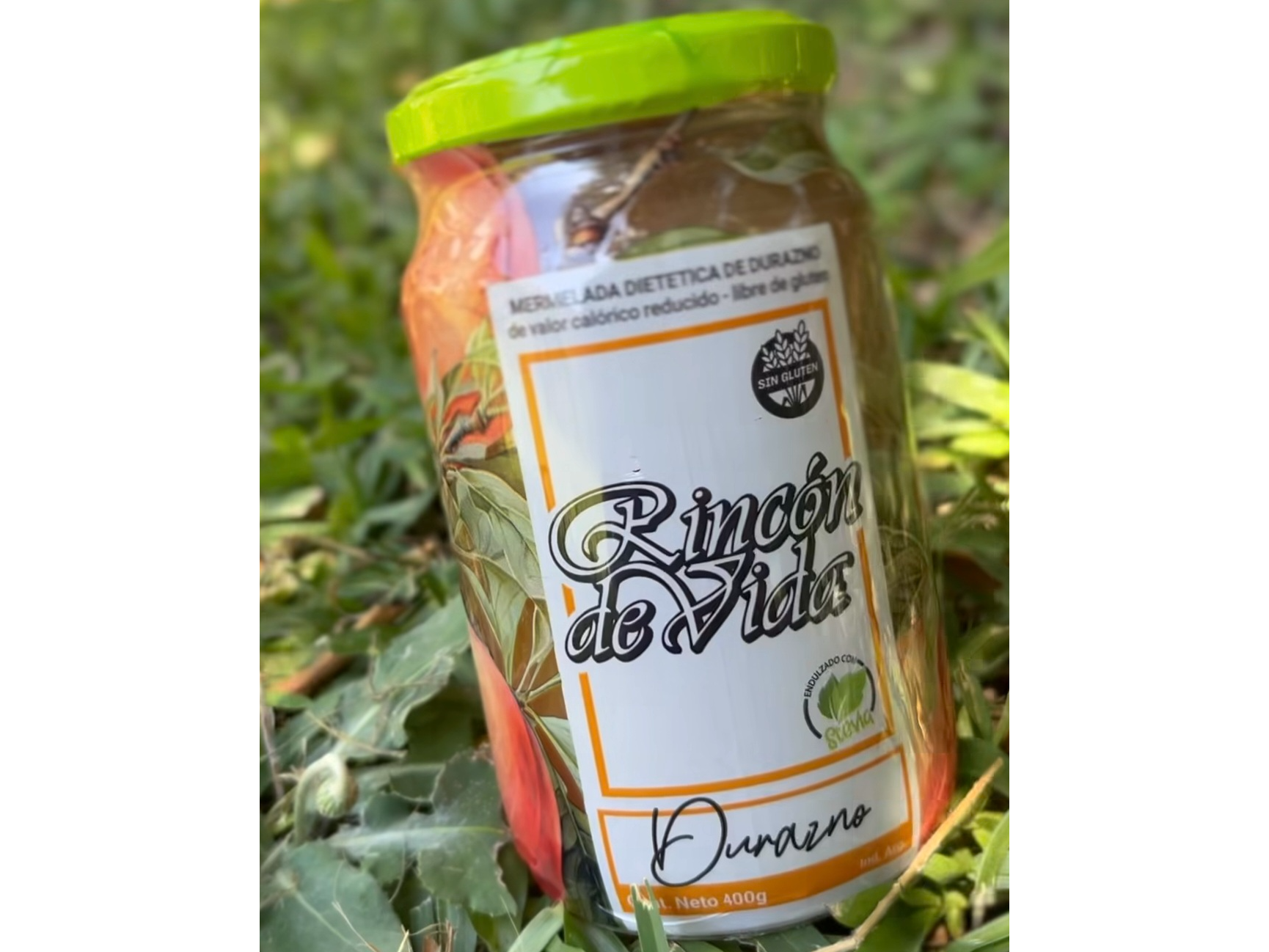 Mermelada con stevia sabor duranzo x 400grs