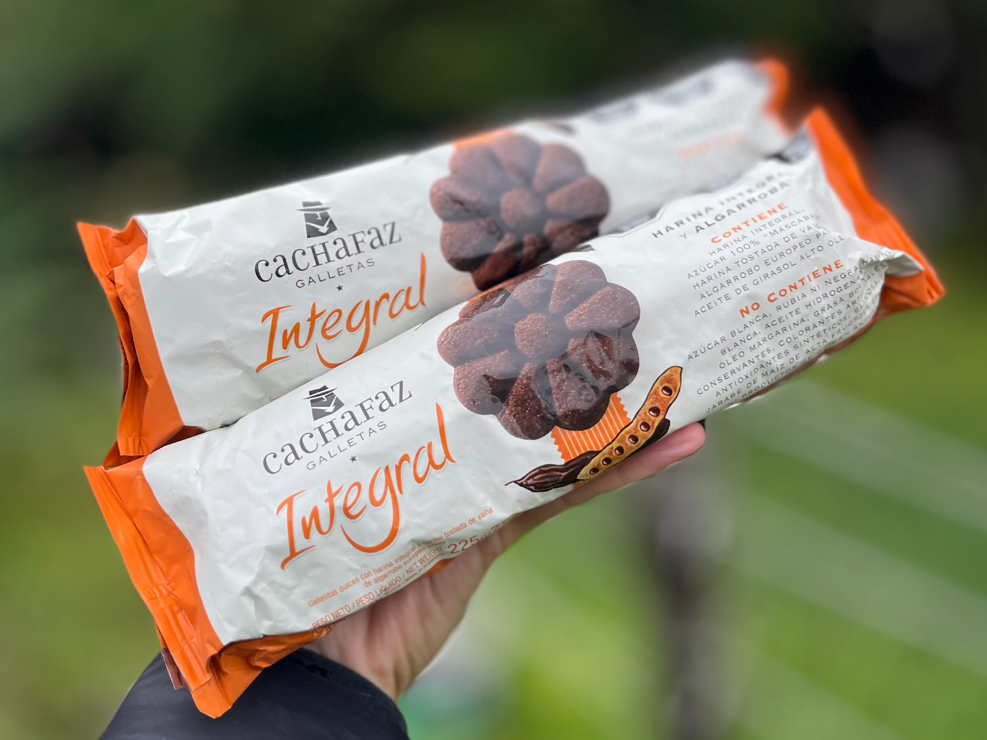 Galletas Integrales algarroba x 225grs