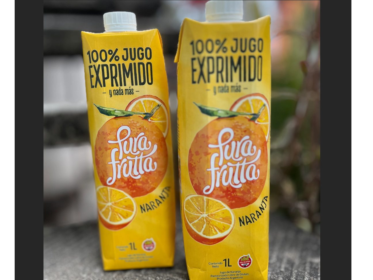 Jugo 100% exprimido sabor naranja x 1L