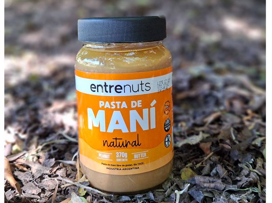 Pasta de maní natural x 370grs