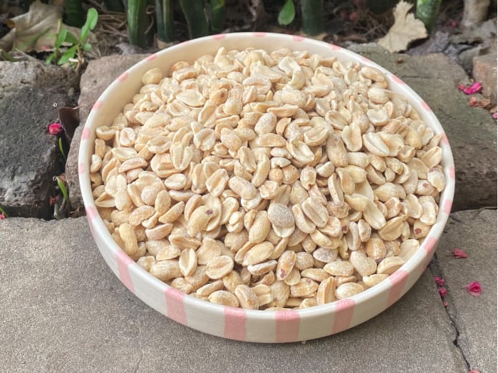 Maní pelado tostado sin sal