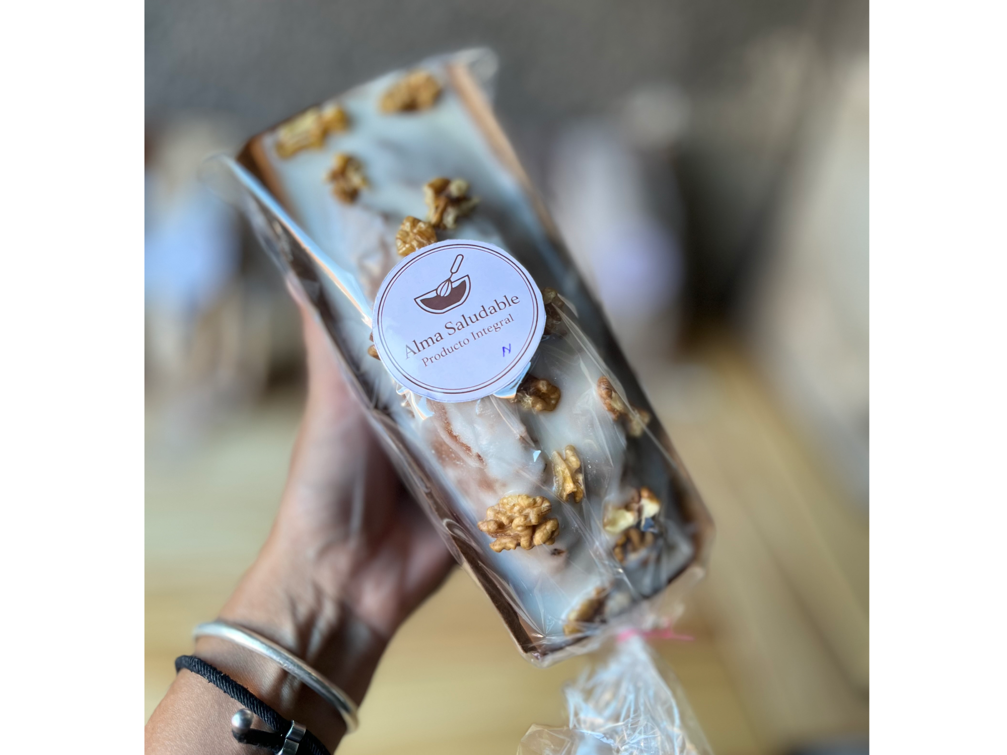 Budin sabor naranja y nuez