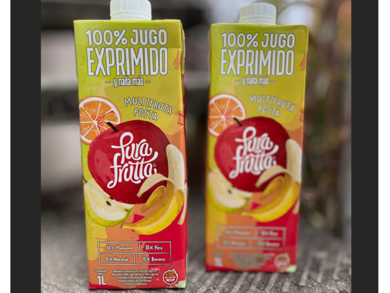 Jugo 100% exprimido multifruta x 1L