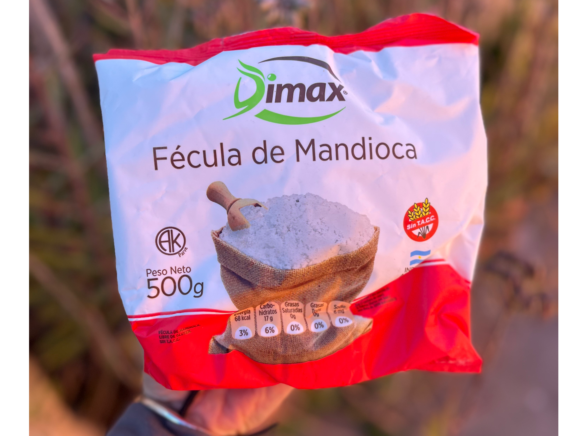 Fécula de mandioca DIMAX x 500gr
