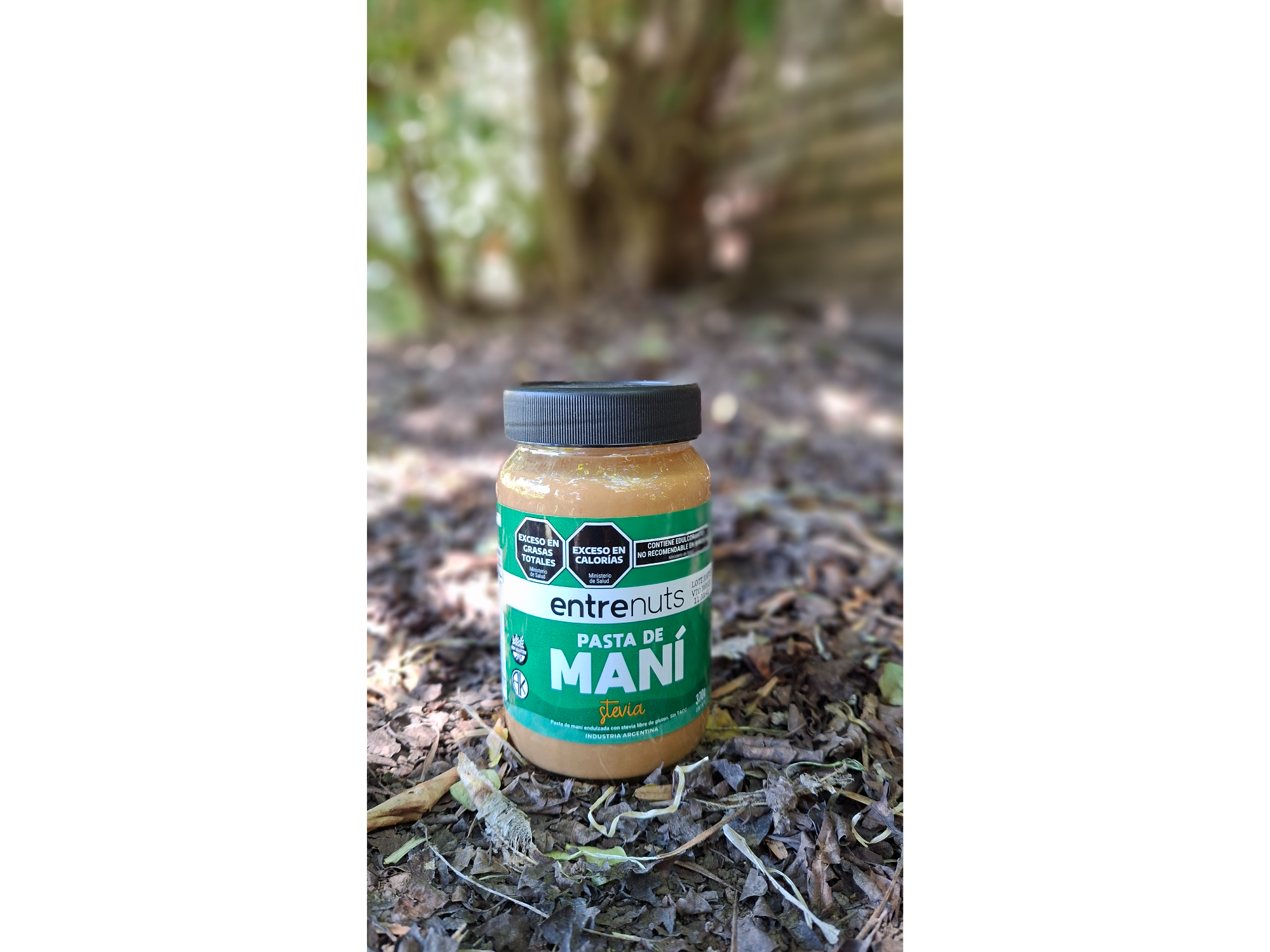 Pasta de maní con stevia x 370grs
