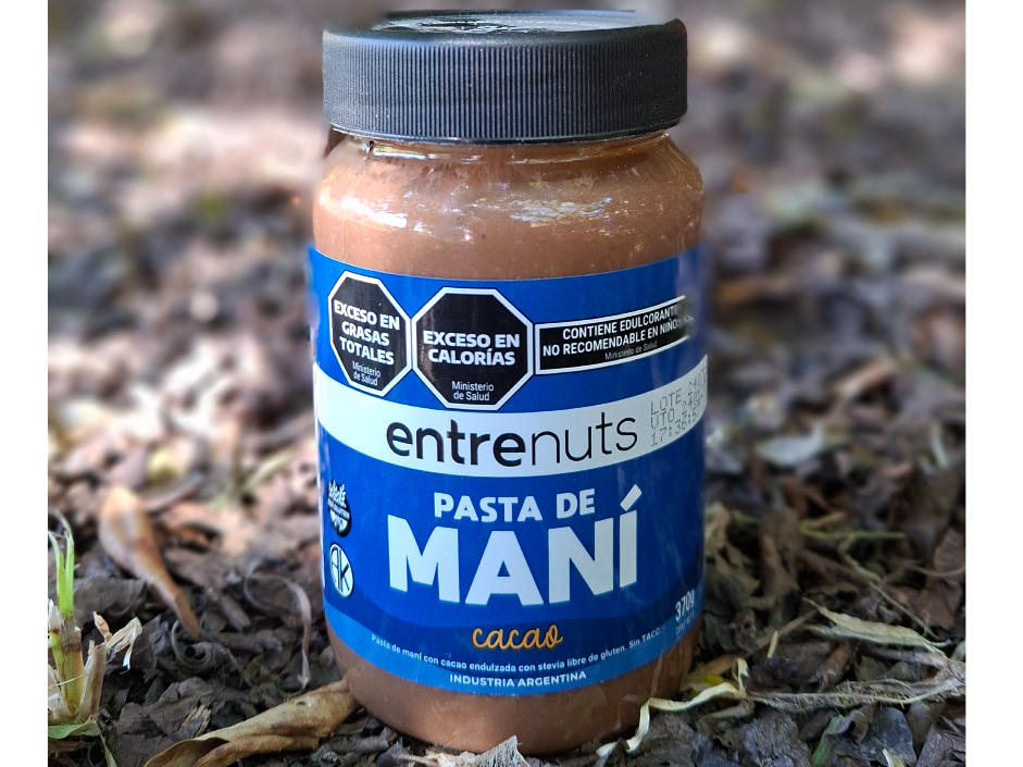 Pasta de maní cacao x 370grs