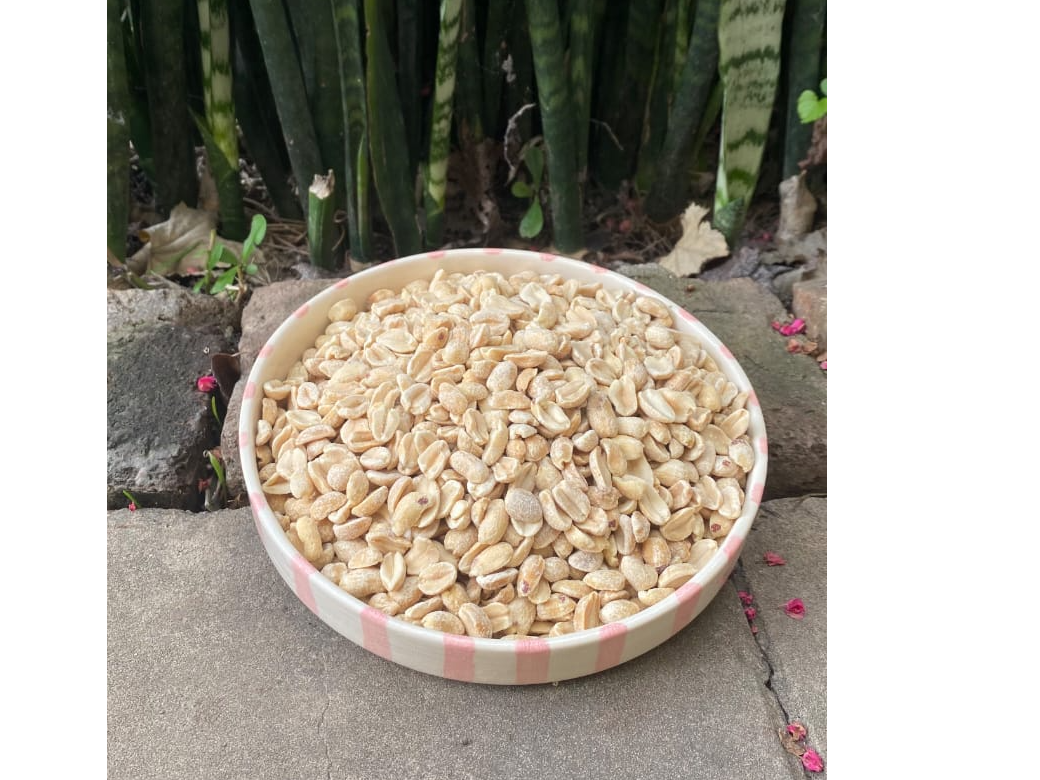 Maní pelado tostado sin sal