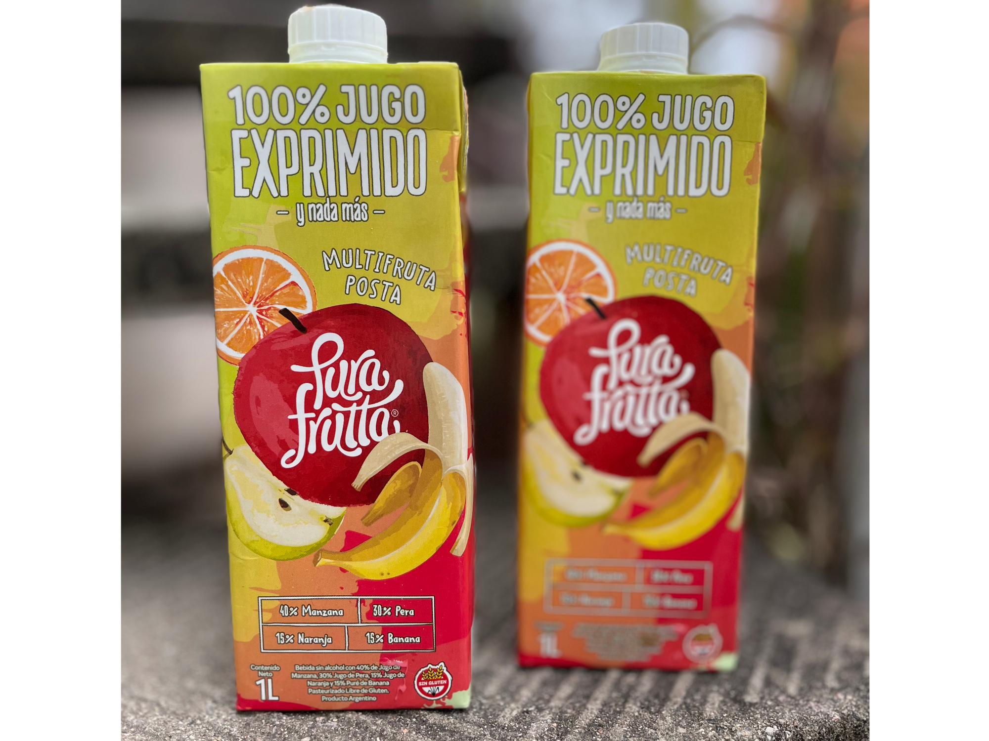 Jugo 100% exprimido multifruta x1L