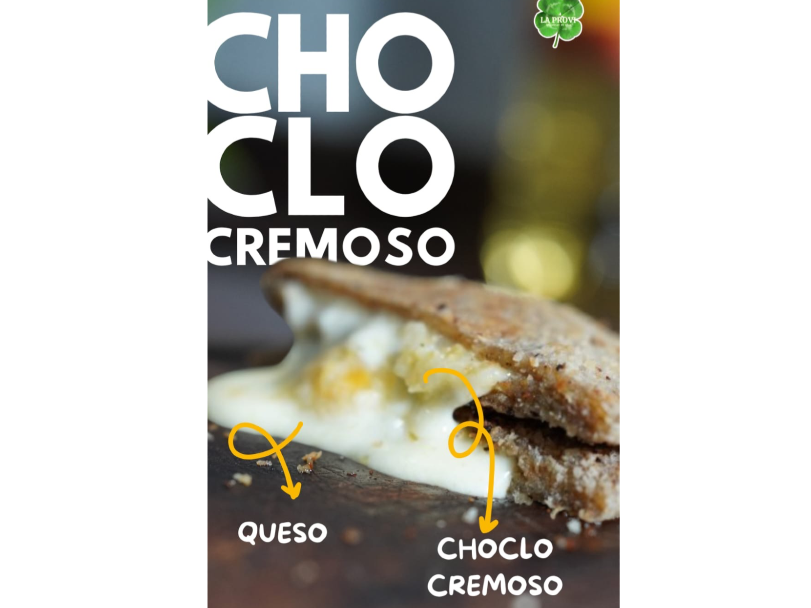 Milas de soja tradicionales queso y choclo cremoso