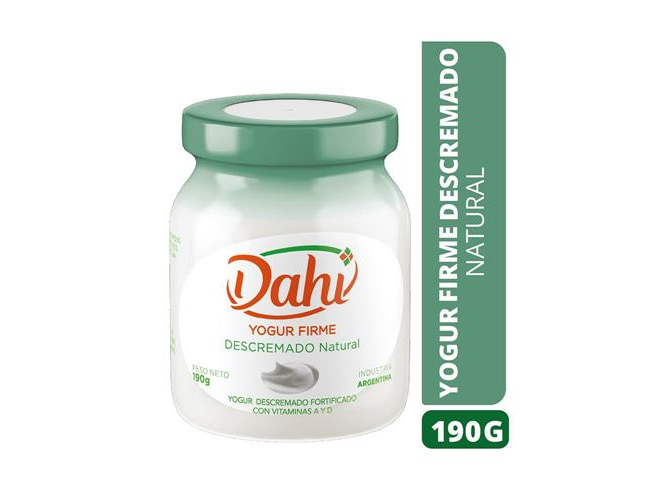 Yogur Descremado Firme Natural DAHI 190g
