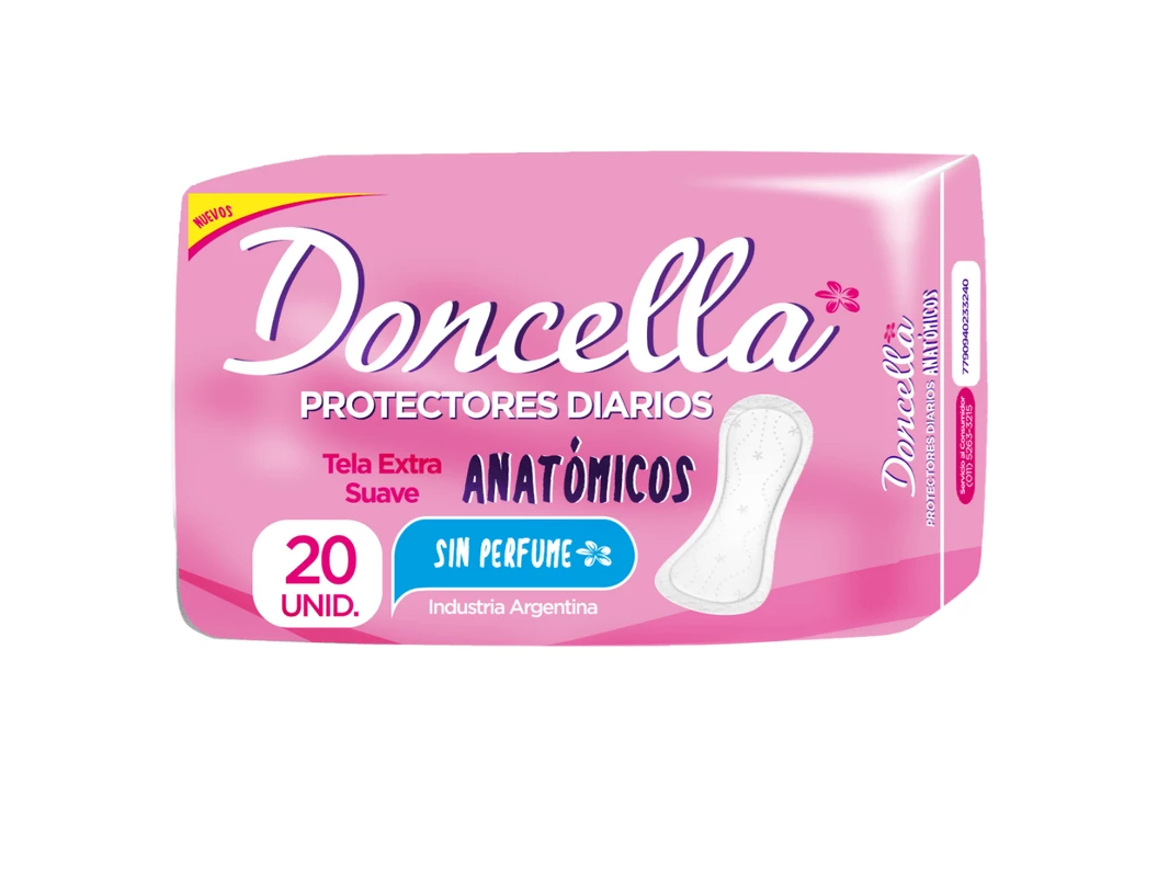 Doncella Protector Anatomico Sin Perfume (20 Unidades)