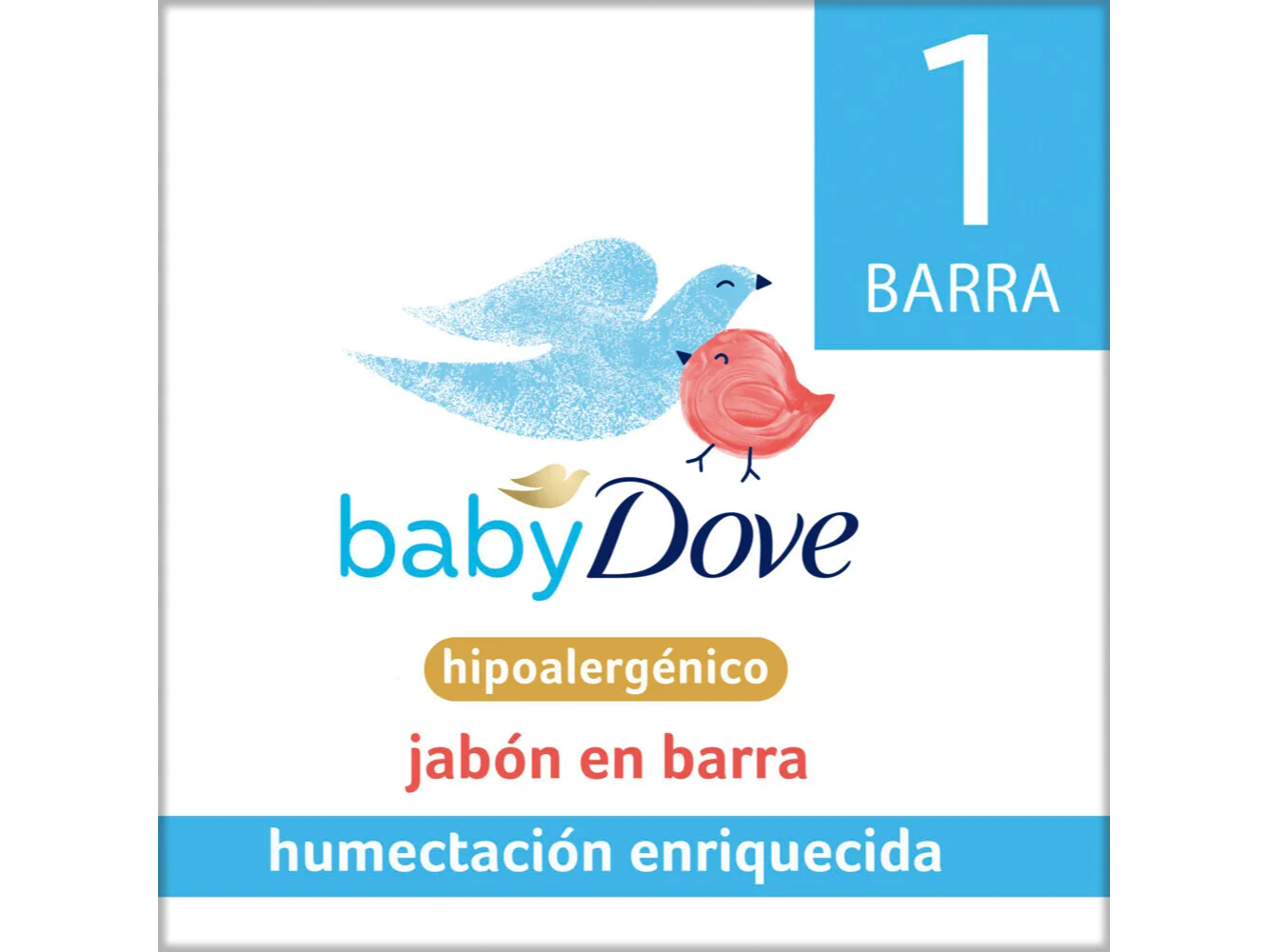Jabón Baby Dove Humectación Enriquecida 75 Gr