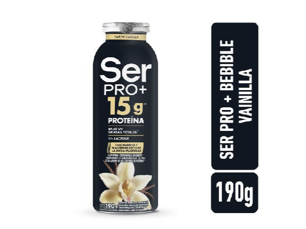 Yogur Bebible Pro+ Con Proteínas Sabor Vainilla 190 Gr Ser