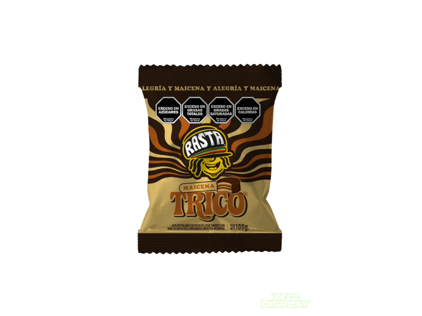 Alfajor Rasta Trico Maicena 100g