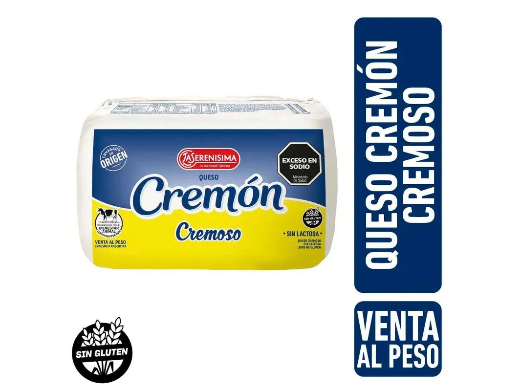 Queso Cremón Cremoso Paquete x 0.5 kgs
