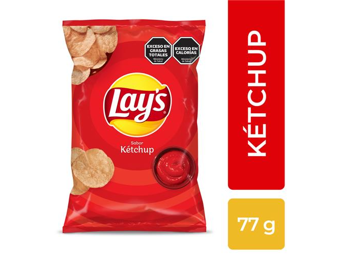 Papas Fritas Sabor Ketchup Lays 77g