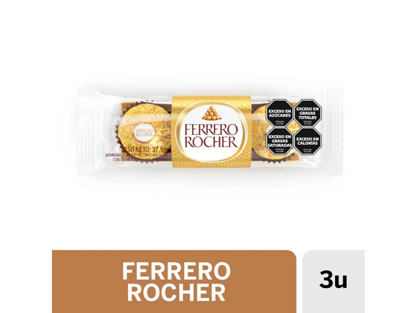 Bombones Ferrero Rocher 3 U