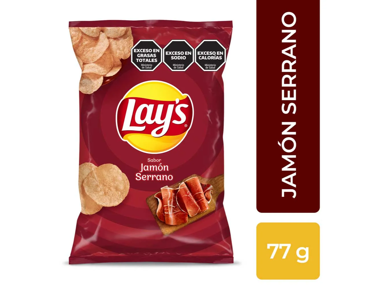 Papas Fritas Lays Jamón Serrano 77 G
